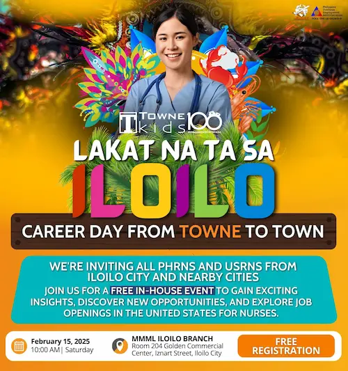 Towne Kids Career Day recruitment event for nurses in Iloilo, February 15, 2025, at MMML Iloilo Branch.