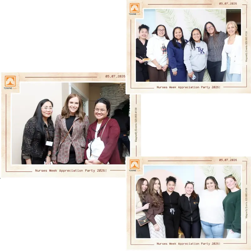 Towne Kids Filipino nurses at Nurses Week Appreciation Party 2026 New Jersey 1st collage photo