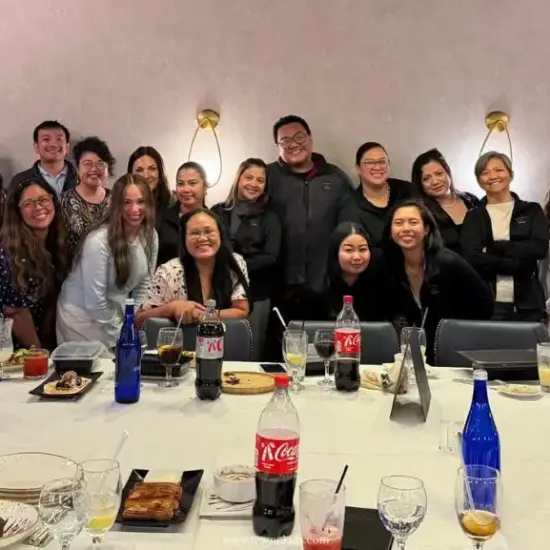 Towne Kids CEO Ms. Mindy with deployed Filipino nurses at quarterly appreciation event USA 2026