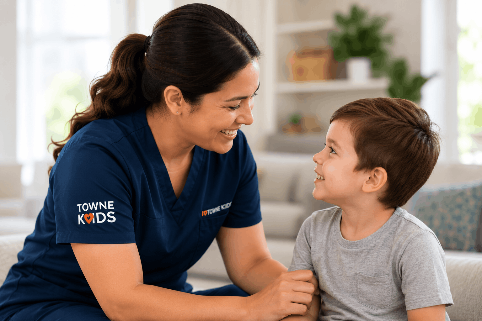 Towne Kids nurses providing compassionate pediatric care
