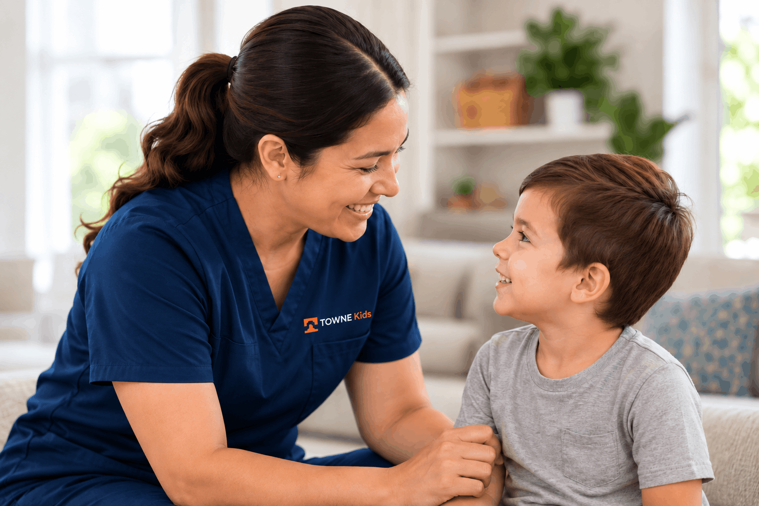 Towne Kids nurses providing compassionate pediatric care